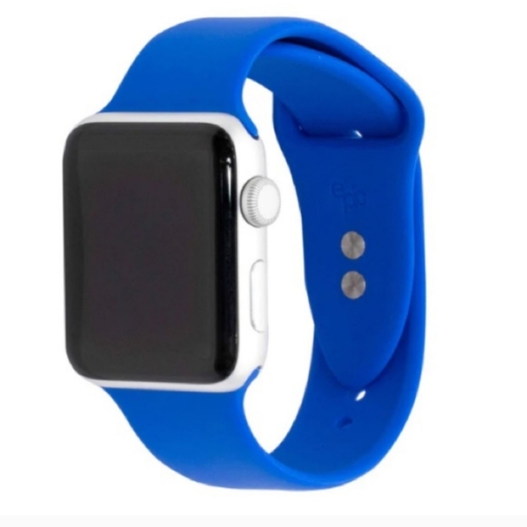 NWT Apple Sport Band for Watch Series 6 and SE - Capri Blue Regular (40mm) - Picture 1 of 7